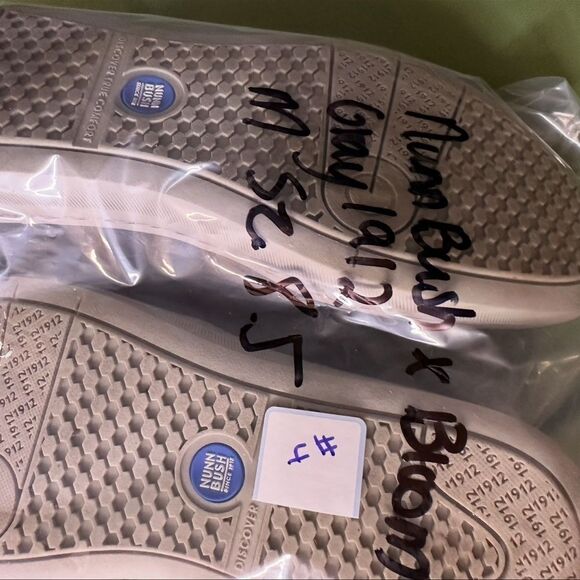 NUNN BUSH Gray Aspire Lace Up Oxford Sneaker Size 8.5 - Picture 12 of 16